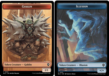 Goblin (0021) // Illusion (0013) Double-Sided Token